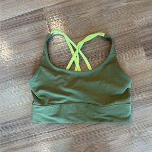 Lululemon Green Sports Bra